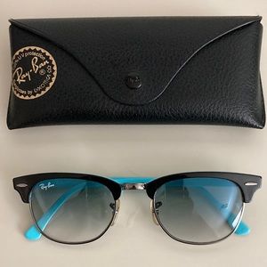 Women’s RayBan Black & Teal Sunglasses